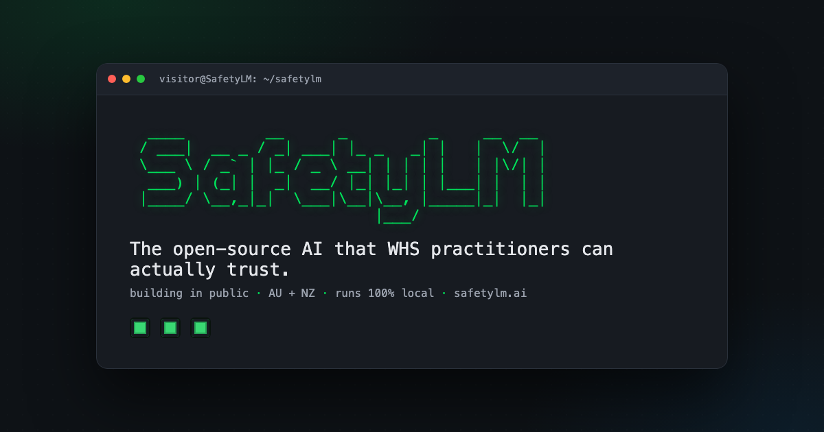 SafetyLM project preview